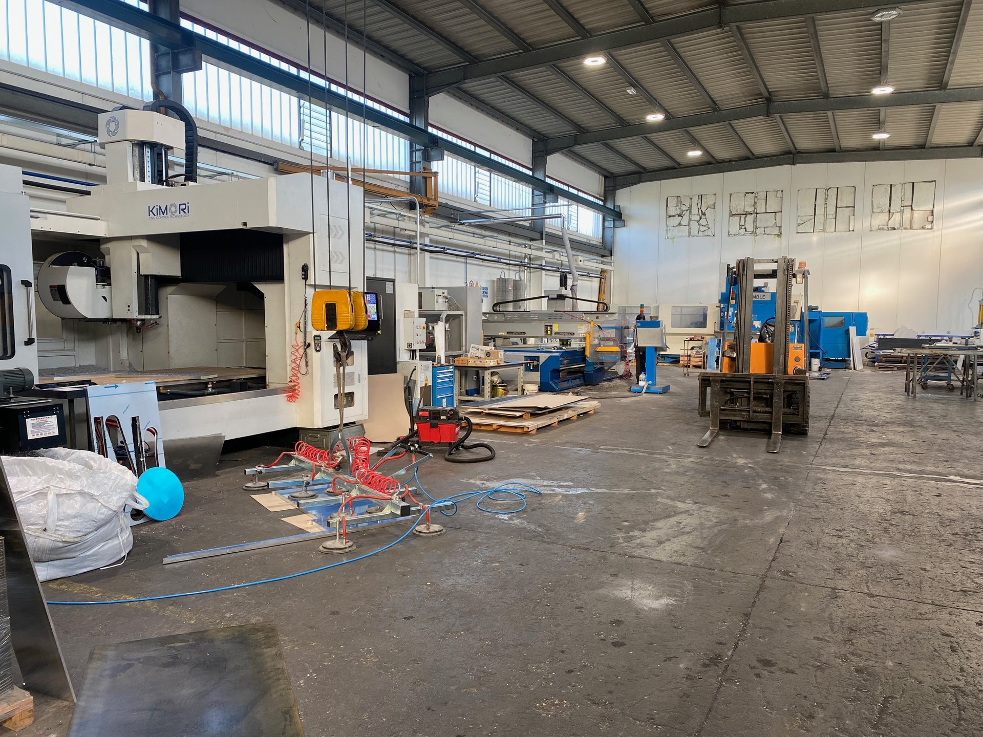 Reparto fresatura CNC Sirio per lavorazioni di precisione a Trento